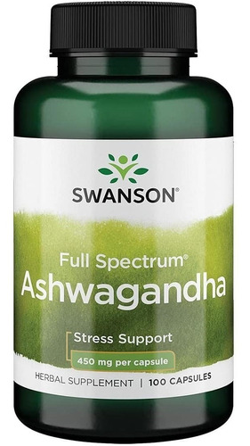 Ashwagandha Importado Usa Insomnio Estrés Swanson