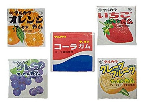  Paquete 50 Chicles Marukawa Sabores Frutas Ninjapo 