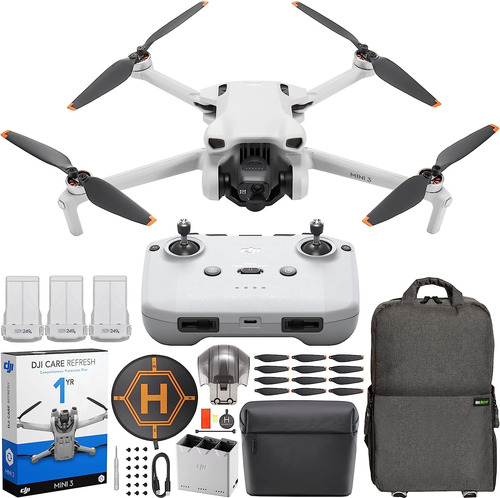 Quadcopter Dji Mini 3 Camera Drone Con Rc-n1 Controlador Rem