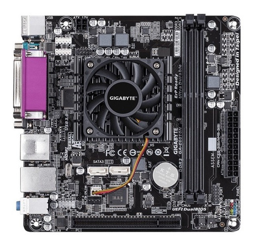 Mb Gigabyte Integrada Ga-e6010n E1-6010 1.35ghz Vga Hdmi