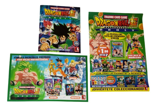 Álbum Dragon Ball Super Broly - Trading Cards - 3reyes