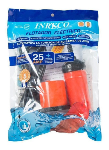 Electronivel Flotador Electrico Inreco Bomba Agua Sensor