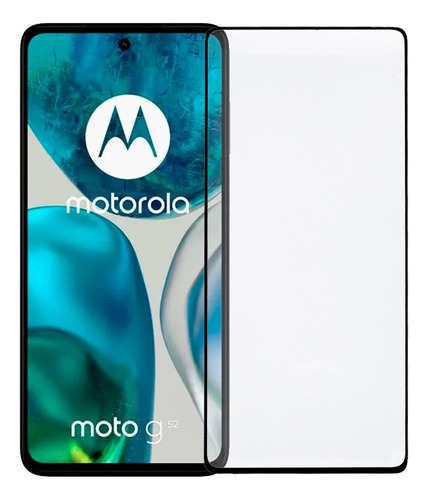 Protector Vidrio Templado Full Cover Para Motorola Moto G52