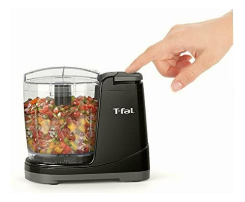 Procesador De Alimentos T-fal Max Mf2528mx 2 Velocidades Negro