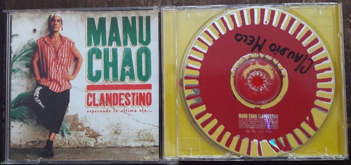 Cd (vg/+ Manu Chao Clandestino Ed Russia 1999 Vir Raro 