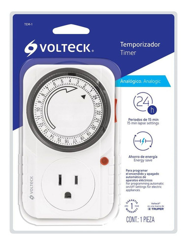 Temporizador Analógico 1 Evento Volteck
