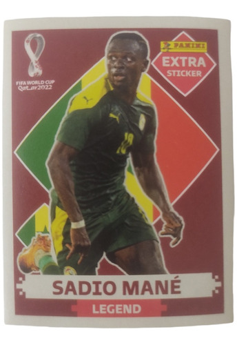 Extra Sticker Panini Legend Sadio Mane Qatar 2022