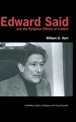 Libro Edward Said And The Religious Effects Of Culture - ...