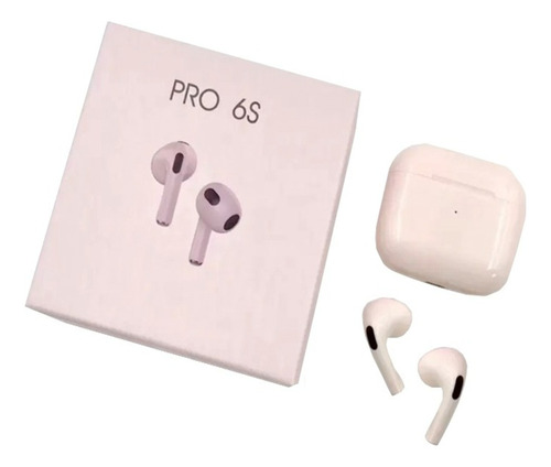 Audífonos Tws Bluetooth Pro 6s Rosado