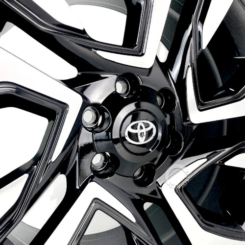 Roda Toyota Sw4 Diamond Aro 22 6x139 S39 / Valor Unitário Cor Preto Diamantado 6x139