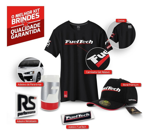 Fueltech Ft300 3m + Brindes + Kit 9 Chicotes Gm 4 Bicos