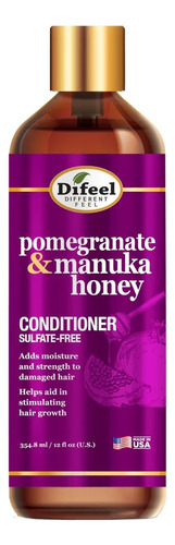 Acondicionador De Cabello Granada Y Miel Manuka Libre Sulfatos Difeel 354 Ml