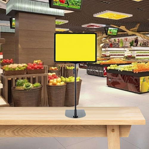 Suporte Para Etiquetas De Preço De Supermercado Moldura A4