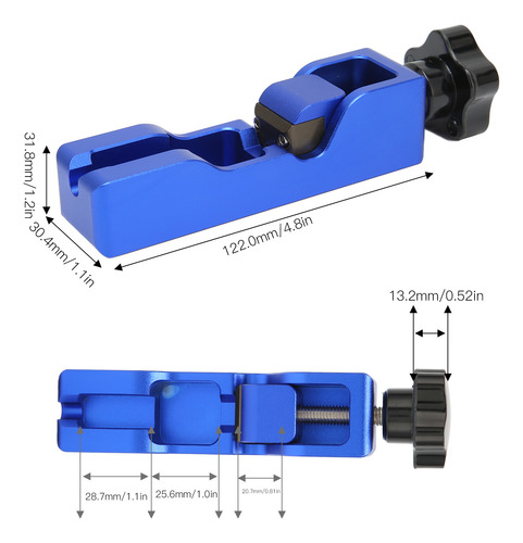 Herramienta Spark Plug Gap Para Ngk 5671a, Color Azul