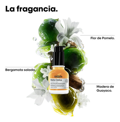 Aceite Capilar Anti Quiebre Metal Detox 50ml L'oréal