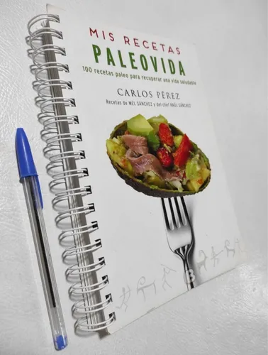 Mis Recetas. Paleovida. Carlos Pérez. Libro Cocina. Nuevo