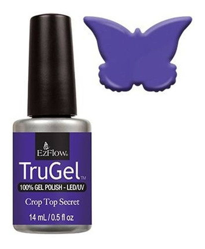 Esmalte Semipermanente Trugel Ezflow Creme Uñas Manicura Color CROP TOP SECRET - THE 90S RECOLLECTION