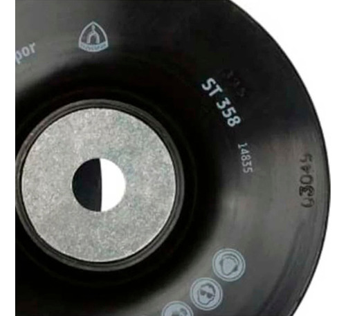 Disco de goma rígida St358a M14 de 4,5 mm y 115 mm - Klingspor