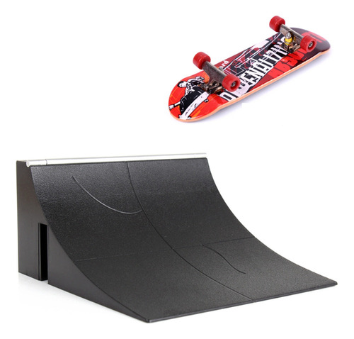 Niños Finger Skateboards Park Ramp Set Tech Fingers Toys,