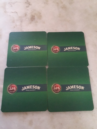 Posavasos Carton Whisky Jameson, Doble Faz, 