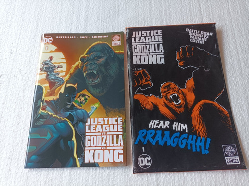 Revista Cómic Dc Justice League Vs Godzilla Kong (en Inglés 