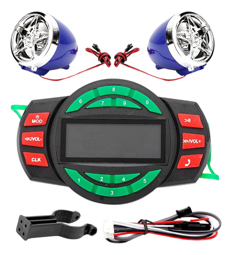 Radio Moto Sonido Mp3 Bluetooth