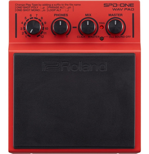 Pad Electrónico Percusión Roland Spd1w Spd One Wav Oferta!!!