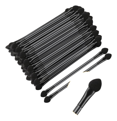 Brochas Desechables De Doble Cara Para Sombra De Ojos, 30 Un