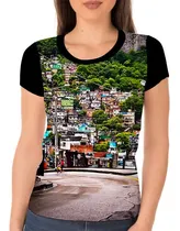Comprar Camiseta Camisa Feminina Babylook Favela Quebrada Funk 2