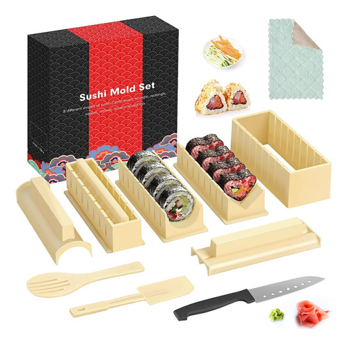 Kit De Fabricación De Sushi Edición De Lujo Molde De Sushi D