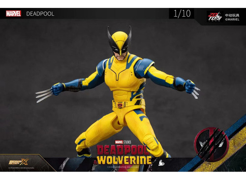 Figura De Ação Original De Wolverine E Deadpool Of New Zd