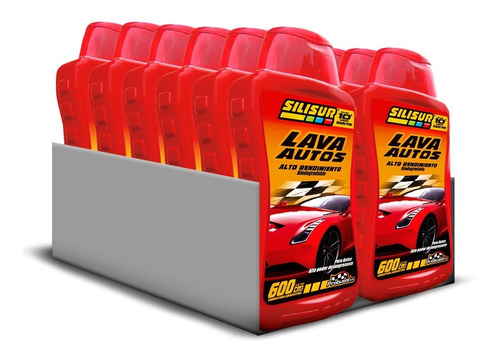 Shampoo Lava Autos Premium Silisur 600cc Pack 12un