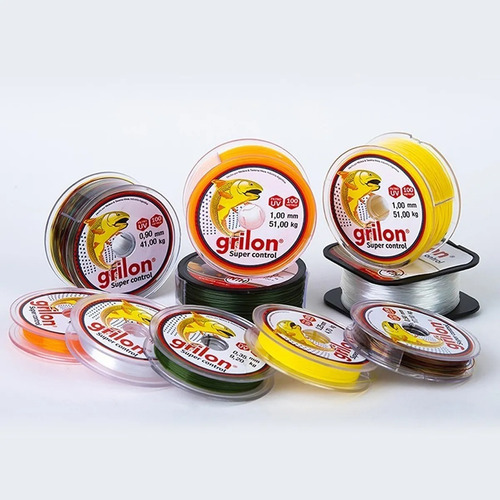 Tanza Nylon Grilon Super Control Pesca 0,25mm Caja X 1200m Color Amarillo