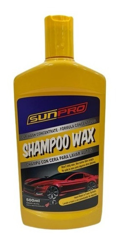 Shampoo Con Cera Para Carros Sunpro 500ml