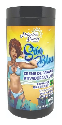 Creme De Parafina Ativadora Sun Blue Melanina Bronze 900g 