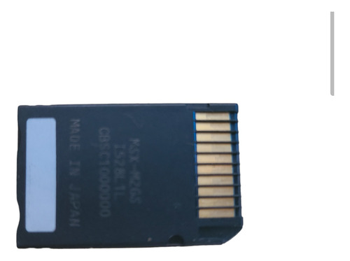 Cartão De Memória Câmera Sony Cyber-shot Memory Stick Pro 2g (Usado)