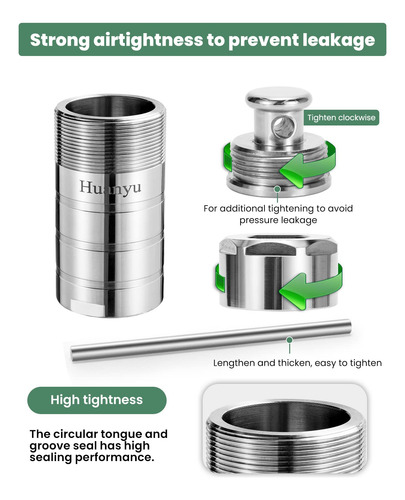 Reactor De Autoclave De Síntesis Hidrotermal Huanyu 200 Ml 2