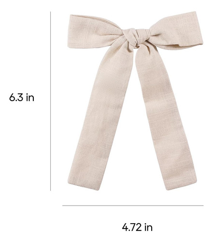 Arcos De Cabello De Lino De Algodón Beige 5 Suave Y Larga Co