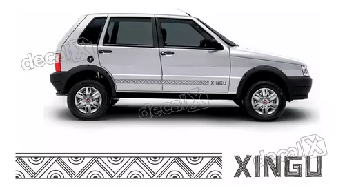 Adesivo Fiat Uno Sporting 2013 Faixa Lateral Carro Uns2013