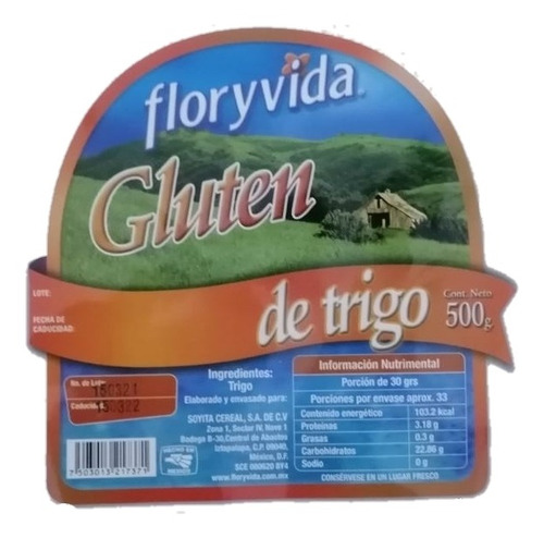 Gluten De Trigo Floryvida 2 Kilos