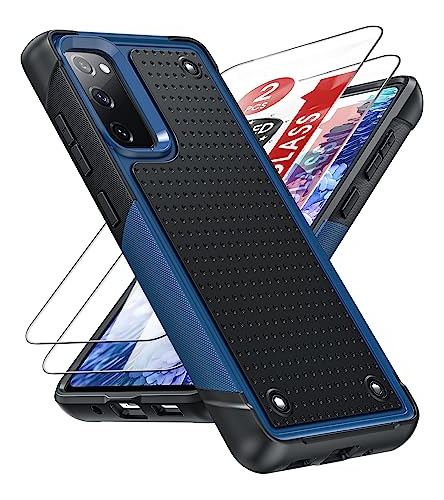 Funda Para Samsung Galaxy S20fe 5g Azul Doble Capa Pc Revers