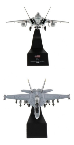 2 Piezas 1: 100 F-22 Avión + F / A-18 Modelo De Aleación