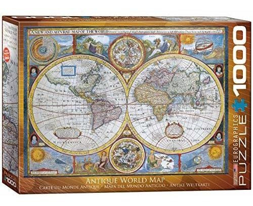 Eurographics Mapa Nuevo Y Preciso Del Mundo Puzzle 1000 Piez