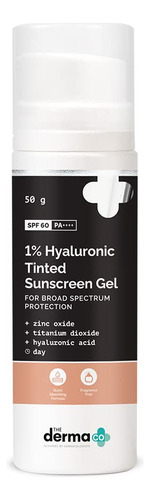 The Derma Co Gel Protector Solar Tintado Hialuronico Al 1% P