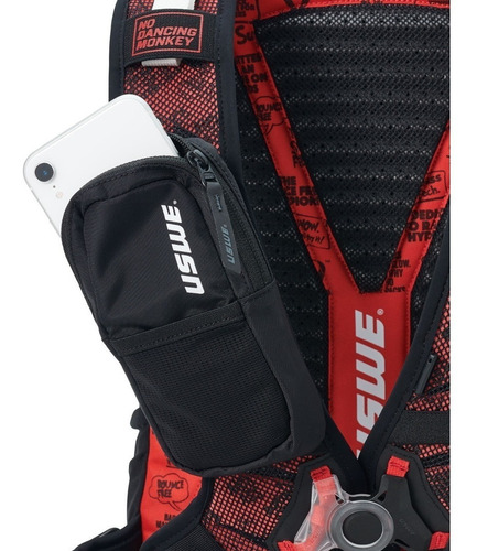 Mochila Mtb/moto Flow 16 Carbon Negro Uswe Original