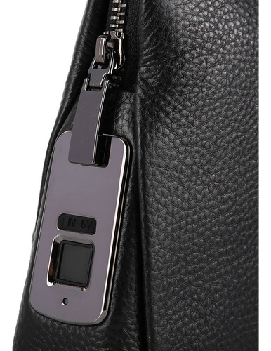 Cartera Safety Fipilock Fl-v1 De Piel Con Cremallera Intelig