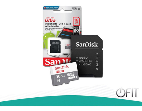 Imagen 4 de 7 de Memoria Celular Micro Sd Ultra Sandisk 16gb Clase 10