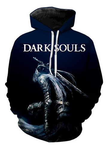 Sudadera Informal Con Capucha Y Estampado 3d Dark Souls