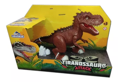 Dinossauro de Brinquedo Rex Attack para Pintura Adijomar