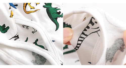 Calzoncillos De Algodón Con Estampado De Dinosaurios Para Ni
